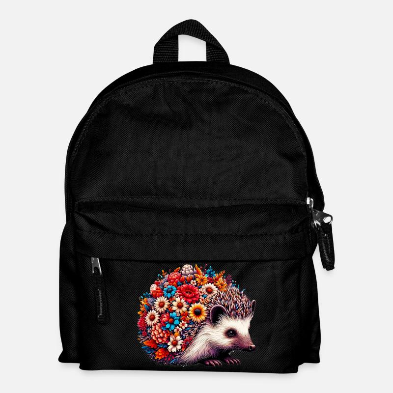 Igel - Kinder Rucksack - Schwarz