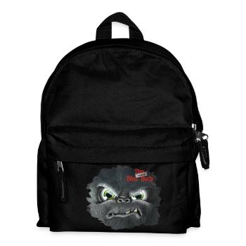 Das Kleine Böse Buch Böses Gesicht Und Logo - Kinder Rucksack - Schwarz - Vorne