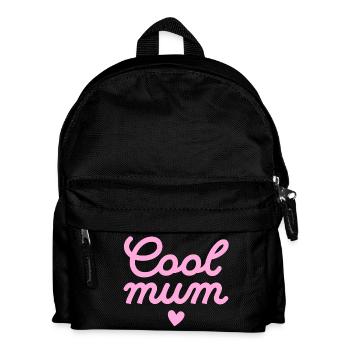 Emotionales rosa lässiges Muttertagsdesign - Kinder Rucksack - Schwarz - Vorne