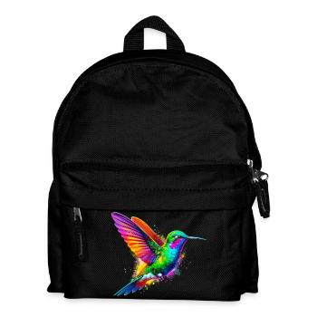 Kolibri - Kinder Rucksack - Schwarz - Vorne