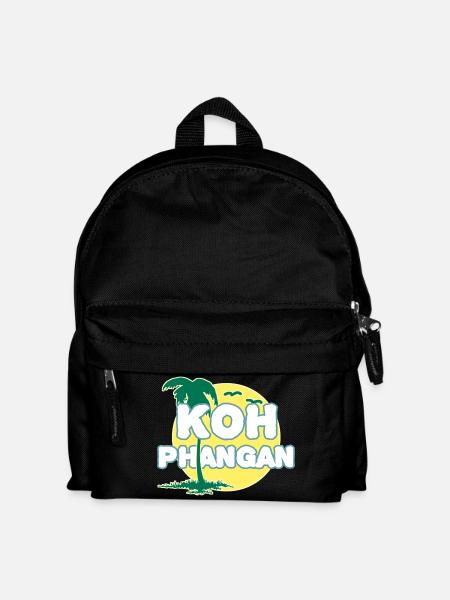 Full Moon Palm Tree K8h Phangan - Kids' Backpack - black