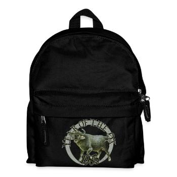 Année du Buffle – 1985 Force et endurance - Sac à dos Enfant - noir - Devant