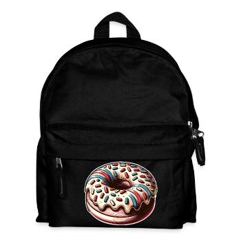 Donut - Kinder Rucksack - Schwarz - Vorne