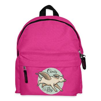 Les vaches peuvent voler - Sac à dos Enfant - fuchsia - Devant