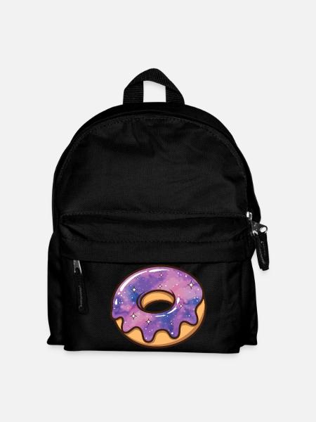 Kosmische Galaxie Donut - Kinder Rucksack - Schwarz