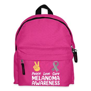 Skin cancer melanoma - Kids' Backpack - fuchsia - Front