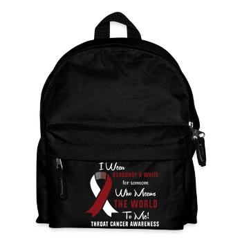 Laryngeal Cancer Cancer Survivor Cancer Stinks - Kids' Backpack - black - Front
