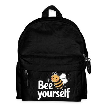 honey bee beekeeper bees bee - Kids' Backpack - black - Front