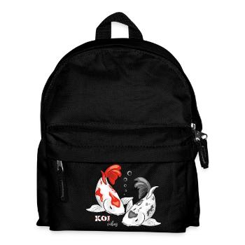 Two Koi fishes. Koi vibes - Kids' Backpack - black - Front