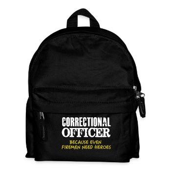 Correctional Officer Hero - Kids' Backpack - black - Front