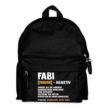 Fabien - Sac à dos Enfant - noir - Devant