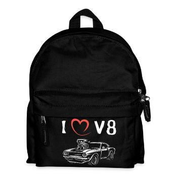 J’adore les muscle cars américains V8 - Big Block Cars - Sac à dos Enfant - noir - Devant