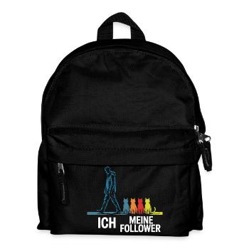 Moi et mes abonnés – Cat Humor Design - Sac à dos Enfant - noir - Devant