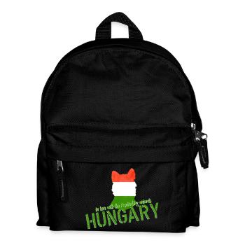 Hungary Jackal Fox - Kids' Backpack - black - Front