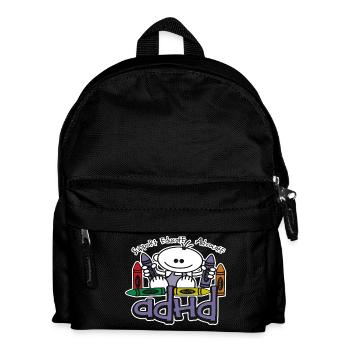 ADHD Crayons - Kids' Backpack - black - Front