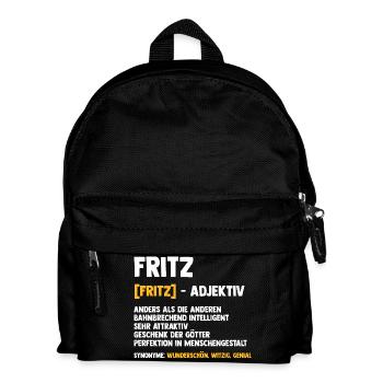 Fritz - Sac à dos Enfant - noir - Devant