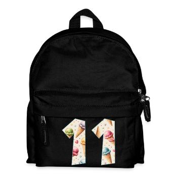 CREAM NUMBER 11 YEARS CREAM 11TH BIRTHDAY - Kids' Backpack - black - Front