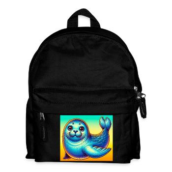 Siegel - Kinder Rucksack - Schwarz - Vorne
