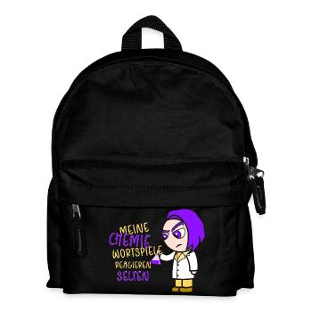Chimie Chimiste Professeur de chimie Drôle de science - Sac à dos Enfant - noir - Devant