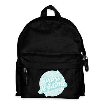 Paris I Love You Pastel Blue - Kids' Backpack - black - Front