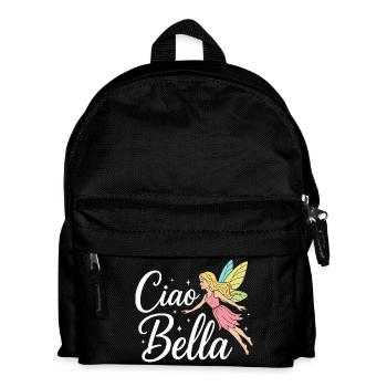 Ciao Bella - Kinder Rucksack - Schwarz - Vorne