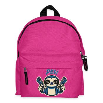Cute Sloth Pew - Kinder Rucksack - Fuchsia - Vorne