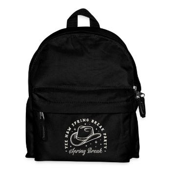 Spring break girls night party cosmic cowgirls - Kids' Backpack - black - Front