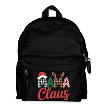 Mama Claus Weihnachten - Kinder Rucksack - Schwarz - Vorne