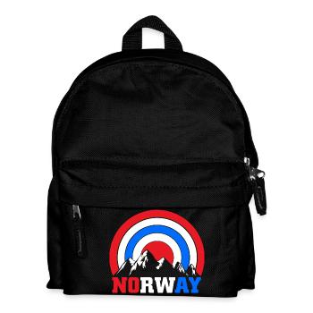 Norway Oslo Scandinavia Norwegian - Kids' Backpack - black - Front