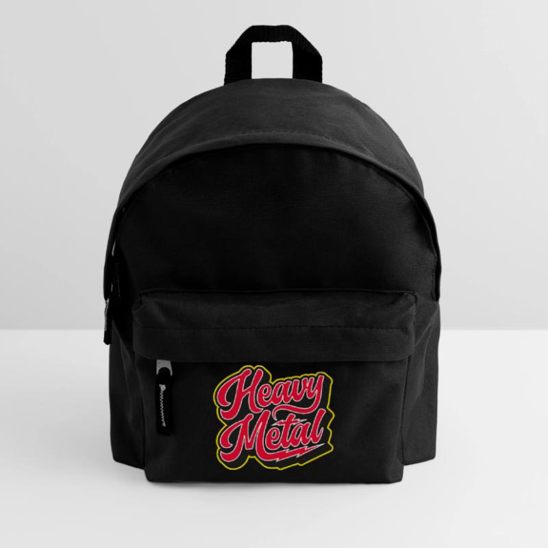 Heavy Metal Bold 3D Script Sac à dos Enfant