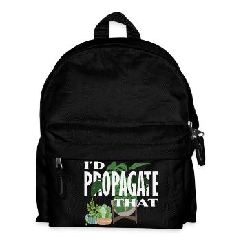 Je propage cette plante amoureuse - Sac à dos Enfant - noir - Devant