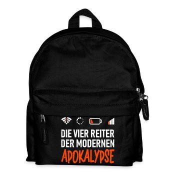 Nerd Computer THE FOUR HORSEMEN OF MODERNITY - Kids' Backpack - black - Front