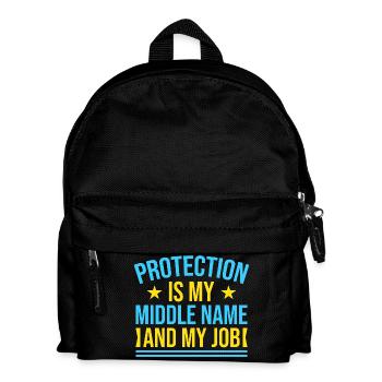 Insurance Agent Protection My Job Funny Insurance - Kids' Backpack - black - Front