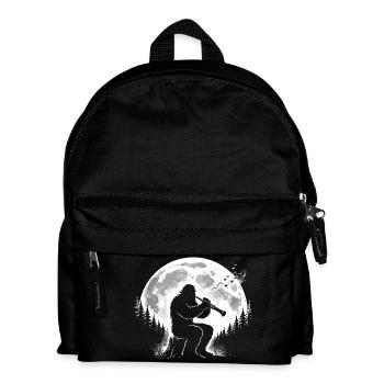 Bigfoot joue de la clarinette - Sac à dos Enfant - noir - Devant