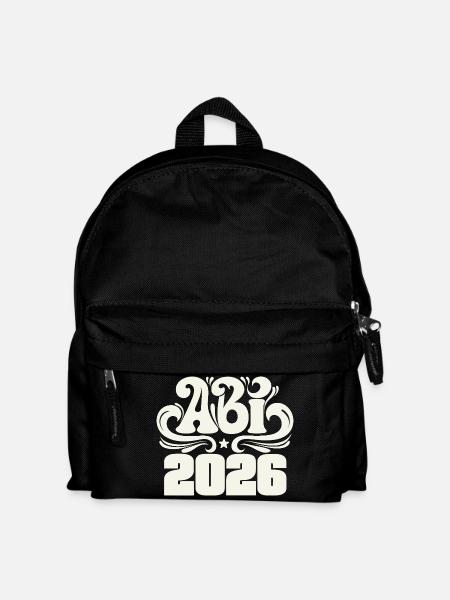 Abitur 2026 - Abi Schulabschluss - Kinder Rucksack - Schwarz