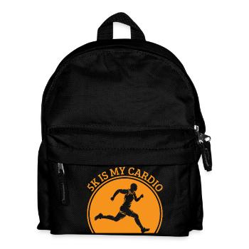 Courir un 5 km est mon cadeau de coureur cardio marathonien - Sac à dos Enfant - noir - Devant
