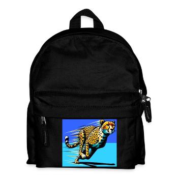 guépard - Sac à dos Enfant - noir - Devant