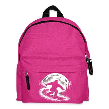 Bigfoot Surfer - Kinder Rucksack - Fuchsia - Vorne