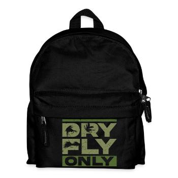 Fly Fishing Fly Angler Dry Fly Only - Kids' Backpack - black - Front