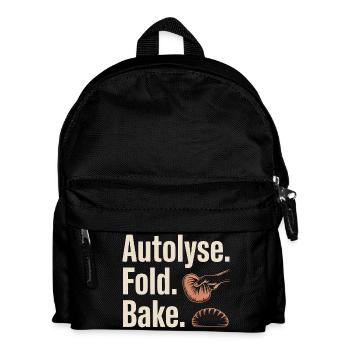 Art du pain autolyse plié - Sac à dos Enfant - noir - Devant