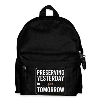 Preserving Yesterday for Tomorrow - Kids' Backpack - black - Front