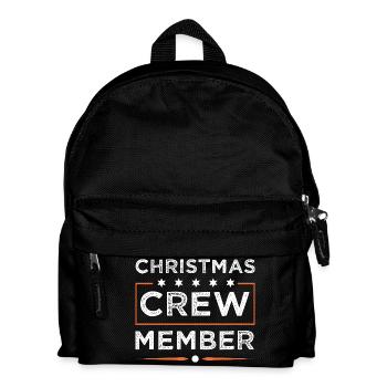 Christmas Crew - Kinder Rucksack - Schwarz - Vorne