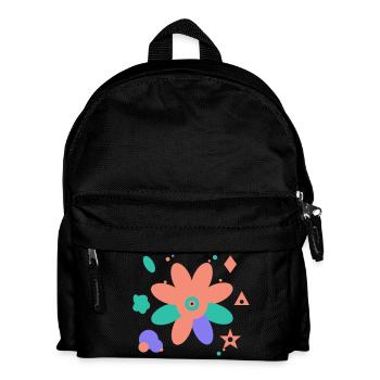 Conception colorée de l’art moderne - Sac à dos Enfant - noir - Devant