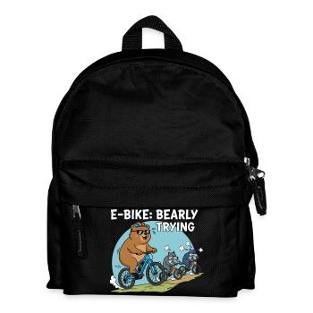 E-Bike à peine tenté Funny Grizzly - Sac à dos Enfant - noir - Devant