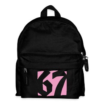 67 Minimal Streetwear Trend Design - Kids' Backpack - black - Front