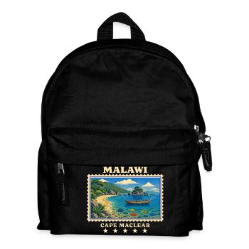 Marque de voyage vintage Malawi Cape Maclear - Sac à dos Enfant - noir - Devant