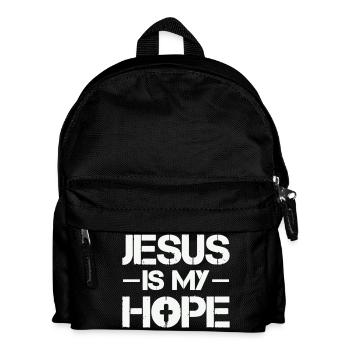 Jesus is my hope - Kids' Backpack - black - Front