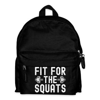 Gym Junkies Fit For The Squats Calisthenics - Kids' Backpack - black - Front