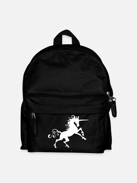 Heraldic Unicorn - Kids' Backpack - black