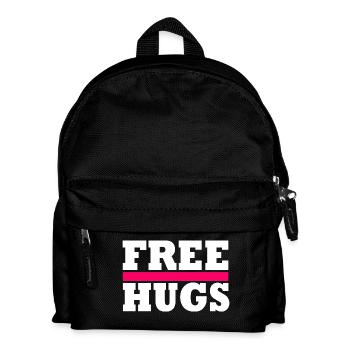 Free Hugs - Kinder Rucksack - Schwarz - Vorne
